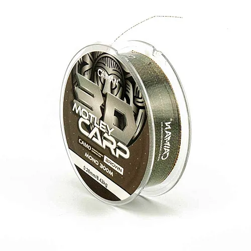Леска Caiman Motley Carp 300м 3D Camo Brown 0,28 мм (6шт в упак)