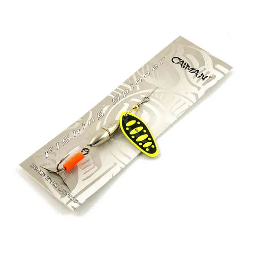 Блесна вращающаяся Caiman Oval core 15гр #5 цвет CA16 (5шт в упак.)