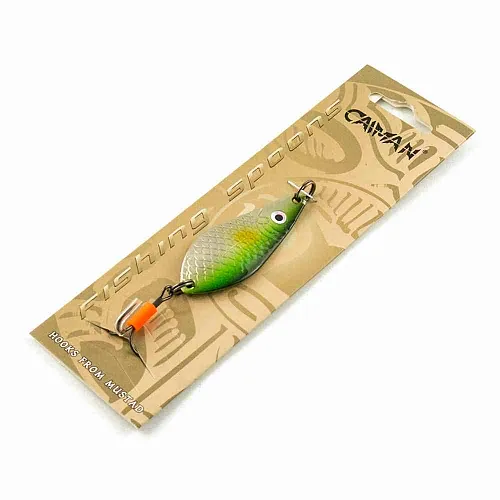 Блесна колеблющаяся Caiman Atom 10гр 5см цвет CN54 (5шт в упак.)