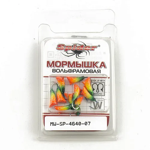 Мормышка вольфрамовая Spider Банан Fox с ушком 4 мм 0,80гр 07