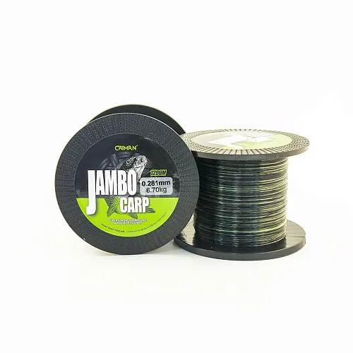 Леска Caiman Jambo 1200м 0,281мм салатово-черная