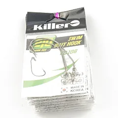 Крючок офсетный Killer Swim bait hook № 2/0