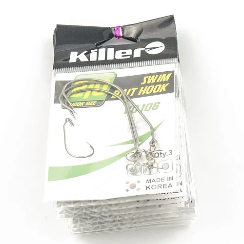Крючок офсетный Killer Swim bait hook № 2/0