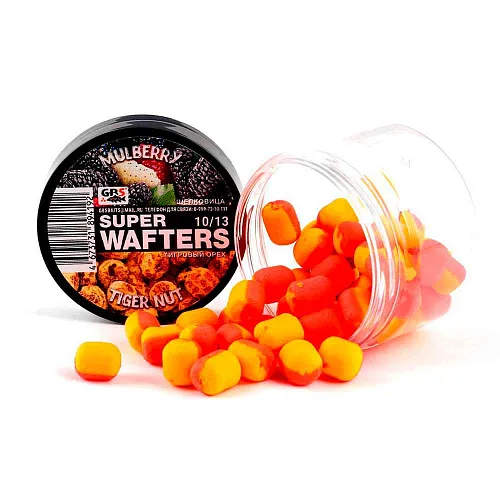 Бойлы нейтральной плавучести (Wafters) GBS Шелковица-тигровый орех 10х13мм
