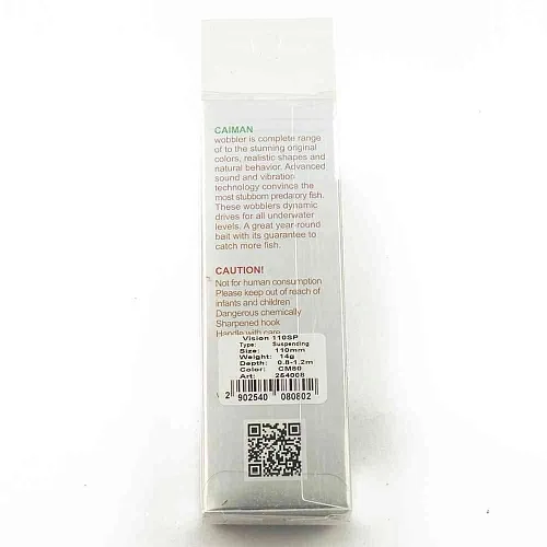 Воблер Caiman Vision 110SP 14g 0,8-1.2м цвет СМ80