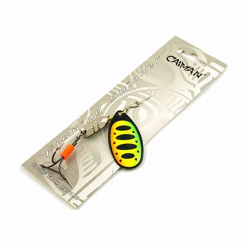 Блесна вращающаяся Caiman Round light 16гр #5 цвет CA22 (5шт в упак.)