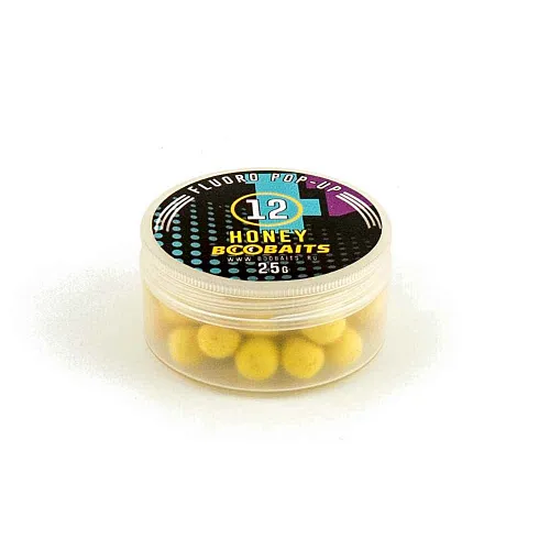 Бойлы Pop up BOO Baits 12мм Мед 25гр банка