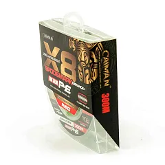 Шнур Caiman Spod&Mark Distance++ 300м восьмижильный 0,14мм зеленый