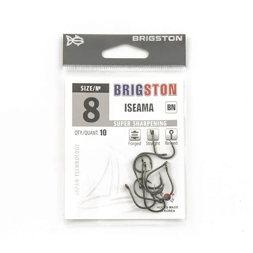 Крючок Brigston Iseama BN № 8 ( уп. 10 шт.)
