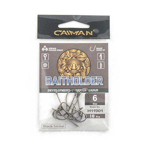 Крючки Caiman Baitholder №6 11901