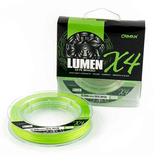 Шнур Caiman Lumen 100м 0,28мм зеленый