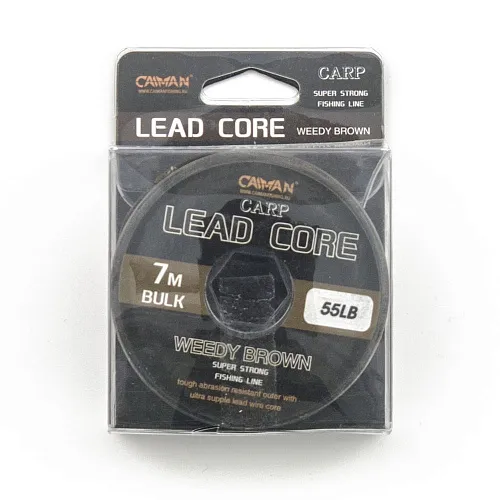 Лидкор Caiman Lead Core 7m 55lbs Weedy Brown 205858