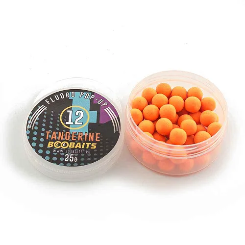 Бойлы Pop up BOO Baits 12мм Мандарин 25гр банка