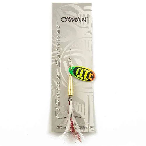 Блесна вращающаяся Caiman Pike killer classic 6гр #3 цвет CA20 (5шт в упак.)