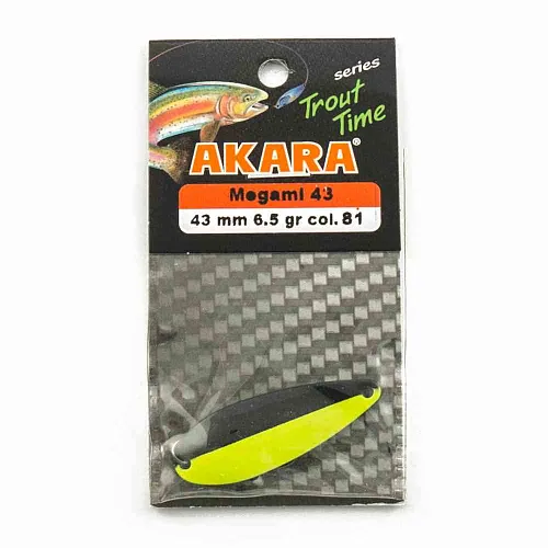 Блесна форелевая колеб. AKARA trout time Megami 43мм 6,5гр цвет 81