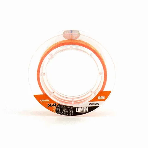 Шнур Caiman Lumen 100м 0,12мм оранжевый
