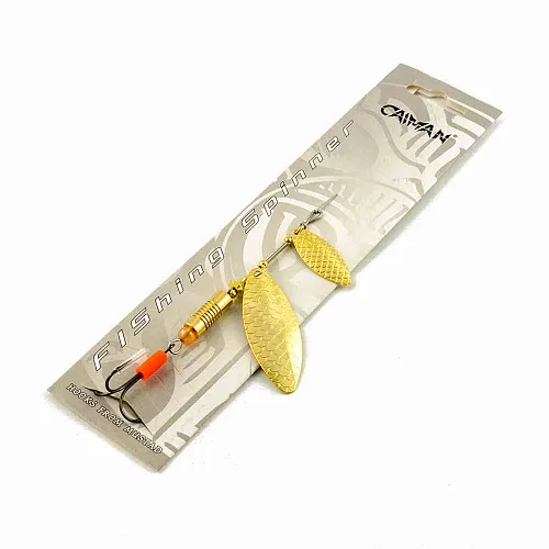 Блесна вращающаяся Caiman Longy Tandem 10гр #3 цвет CA03 (5шт в упак.)