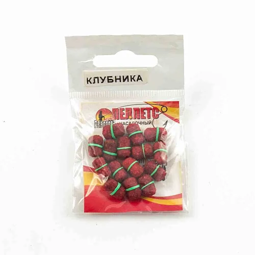 Пеллетс насадочный "Мечта рыболова" Клубника (20шт в упак)