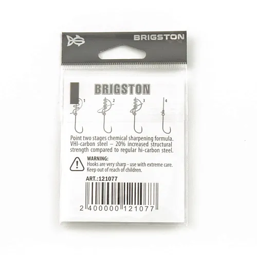 Крючок Brigston Carp Boil BN № 2 ( уп. 4 шт.)
