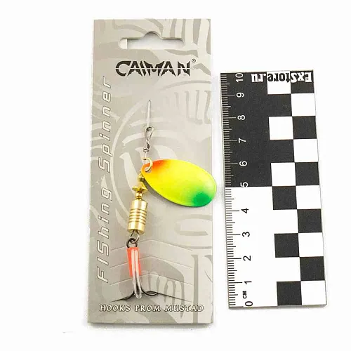 Блесна вращающаяся Caiman Round Classic 8гр #3 цвет CA57 (5шт в упак.)