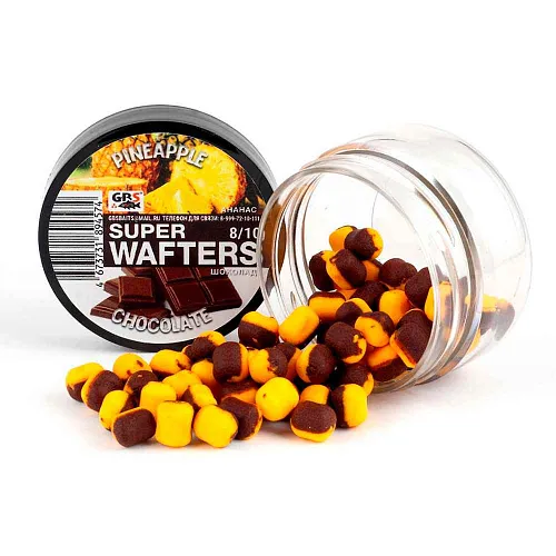 Бойлы нейтральной плавучести (Wafters) GBS Ананас шоколад 8х10мм