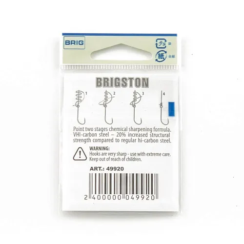 Крючок Brigston S-59 № 4 ( уп. 10 шт.)