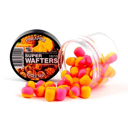 Бойлы нейтральной плавучести (Wafters) GBS Ананас-тигровый орех 10х13мм