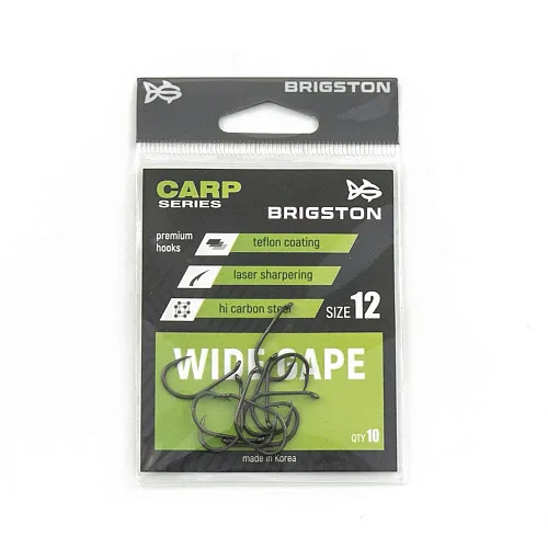Крючок Brigston Wige Gape Teflon №12 ( уп. 9 шт.)
