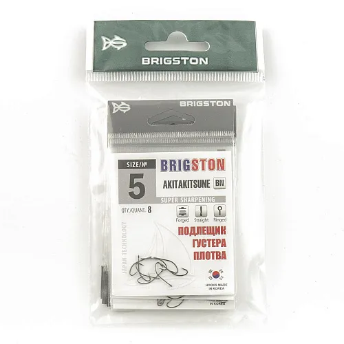 Крючок Brigston Akitakitsune BN №5 (8шт в упак)