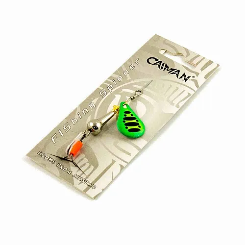 Блесна вращающаяся Caiman Pear 6гр #1 цвет CA87 (5шт в упак.)