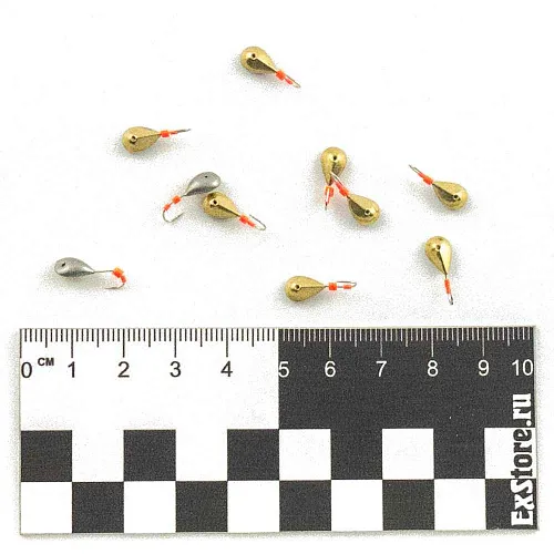 Мормышка Пирс мастер "Капля грань" 0.53г крючок Sasame 113-Л МП