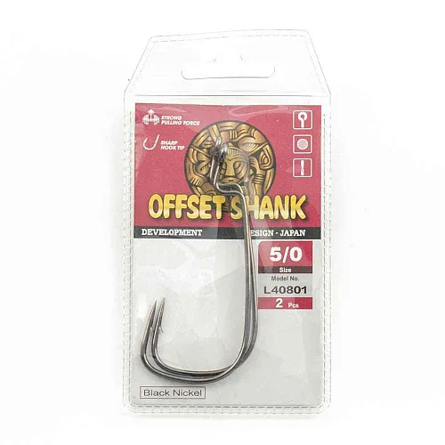 Крючки Caiman Offset Shank №5/0 40801