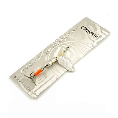 Блесна вращающаяся Caiman Oval core 10гр #4 цвет CA02 (5шт в упак.)