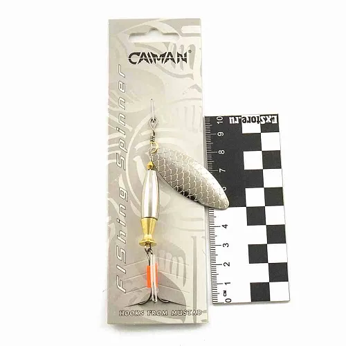 Блесна вращающаяся Caiman Longy Heavy 24гр #3 цвет CA02 (5шт в упак.)