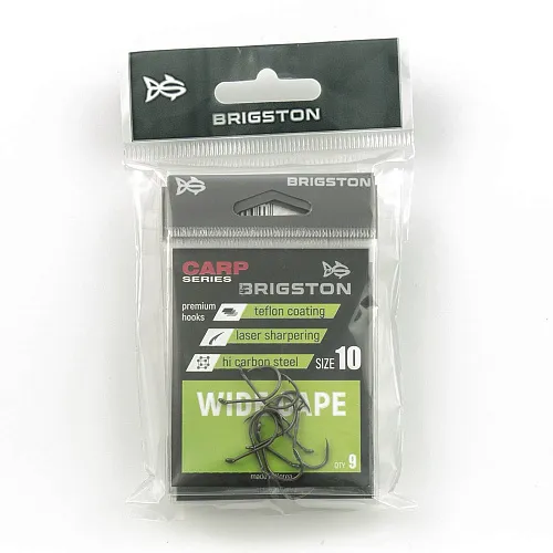 Крючок Brigston Wige Gape Teflon № 10 ( уп. 9 шт.)