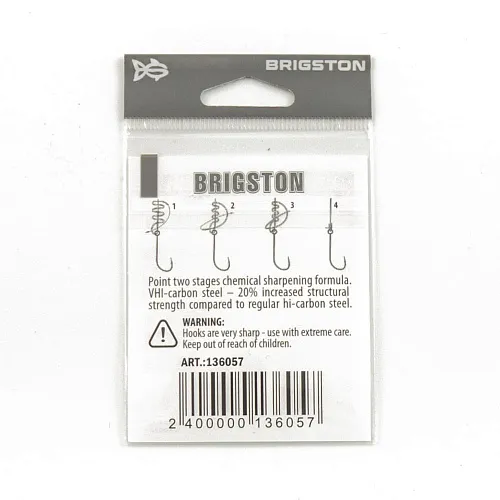 Крючок Brigston Akitakitsune BN №4 (9шт в упак)