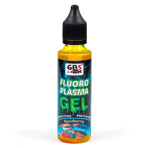 Флюоресцентный гель GBS "Fluoro Plazma" Squidberry Кальмар ягоды 50 мл