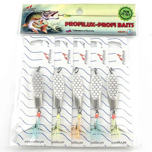 Блесна кастмастер Profilux (14 гр.) цвет 04 серебро чешуя