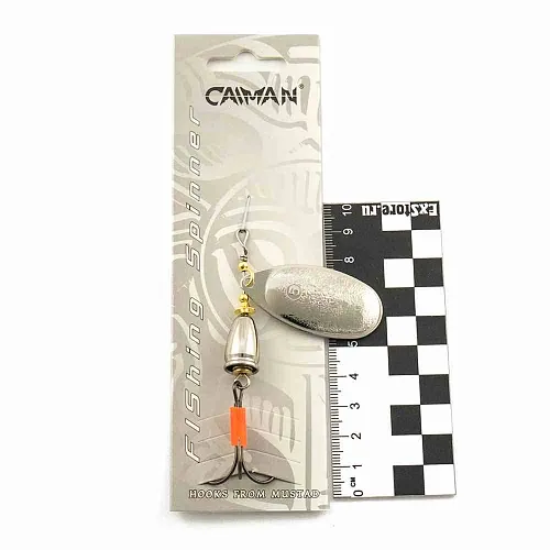 Блесна вращающаяся Caiman Round Accoustic 12гр #5 цвет CA02 (5шт в упак.)