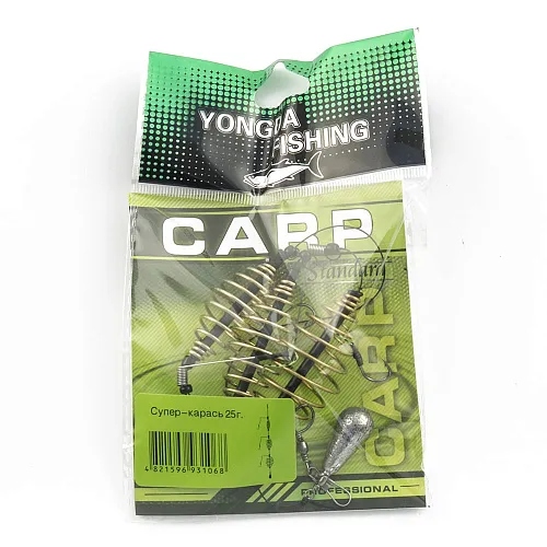 Монтаж "Супер карась" Palomino XYD-119 25g крючок №8 (10 шт в упак)