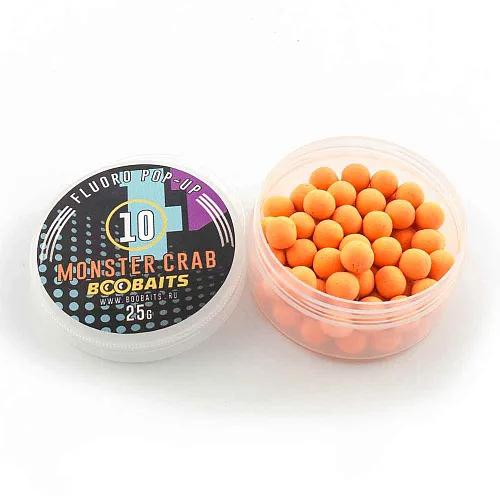 Бойлы Pop up BOO Baits 10мм Монстр краб 25гр банка