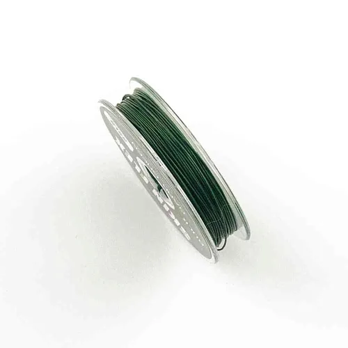 Поводочный материал Caiman Skin Flex в оплетке Dark Green 10m 25lbs 215865