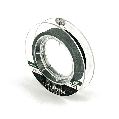 Шнур Caiman Fortness sinking 4PE 0,16 мм 150 м Dark Green 215518