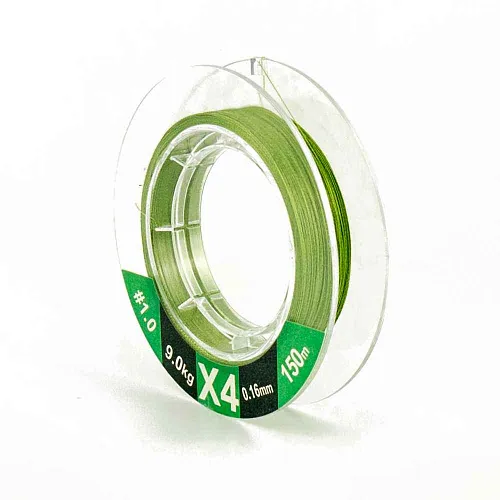 Шнур Caiman Force Line 150м 0,16мм #1.0 зеленый 