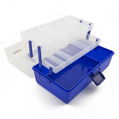 Ящик Caiman прозрачная крышка ZY-059 31x18x14cm