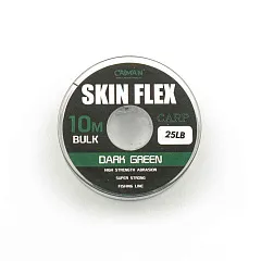 Поводочный материал Caiman Skin Flex в оплетке Dark Green 10m 25lbs 215865