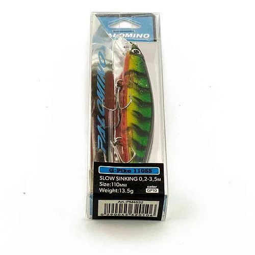 Воблер Palomino G-pike 110SS 13,5гр 0,2-3,5м цвет 10