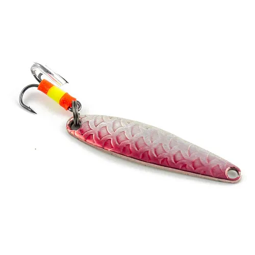 Блесна зимняя Profilux Окуневая 2,5гр цв. 09 серебро+вишня чешуя