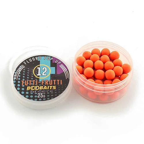 Бойлы Pop up BOO Baits 12мм Тутти-фрутти 25гр банка