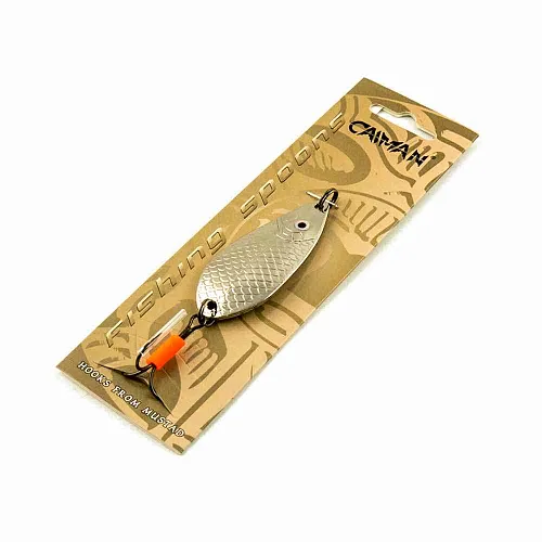 Блесна колеблющаяся Caiman Greedy 18гр 6,3см цвет CN01 (5шт в упак.)